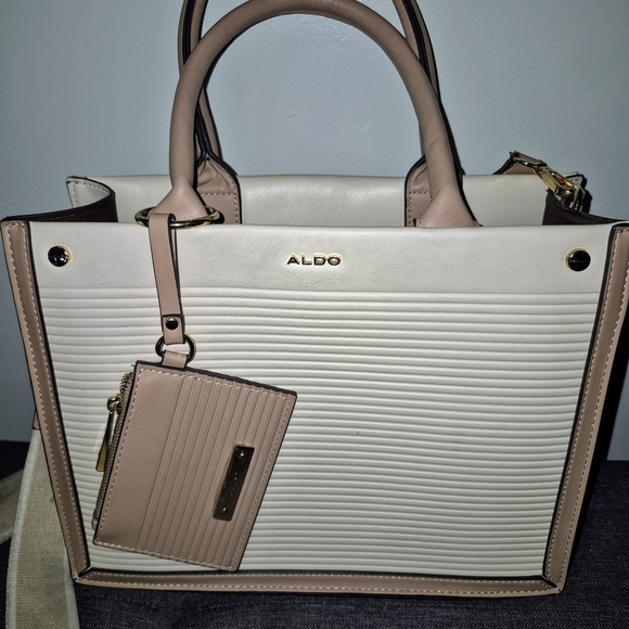 Aldo Beige Cream Shoulder Bag Crossbody - Picture 3 of 9